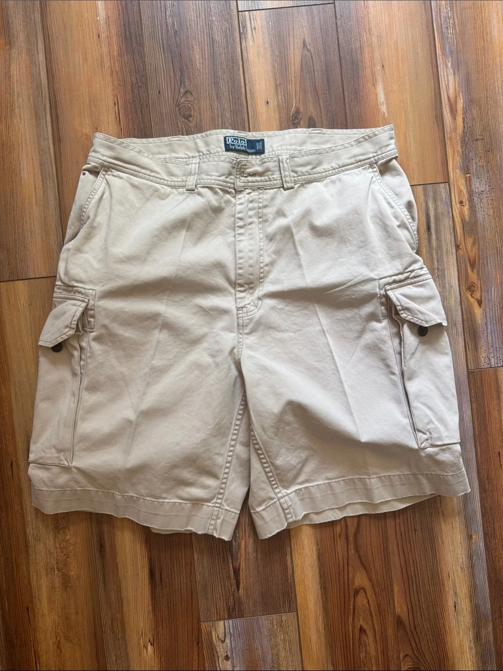 Polo Ralph Lauren classic Chino khaki shorts men’s size 38 100% cotton